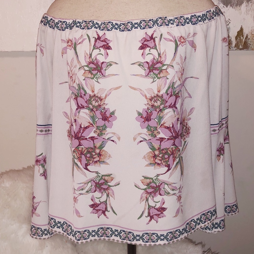 Off the shoulder blouse